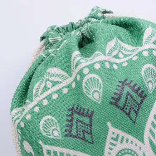 Vista 5 de Miomao Mochila con cordón estilo mandala, bolsa de lona para deportes de playa