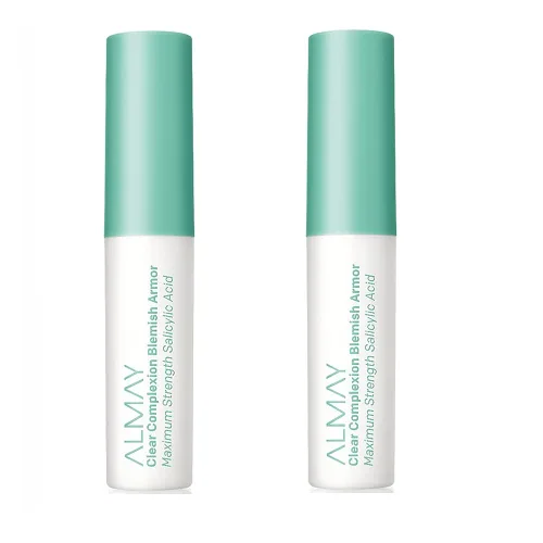 Vista 4 de Paquete de 2 Almay Clear Complexion Blemish Armor Tratamiento para el acné con ácido salicílico, 1002