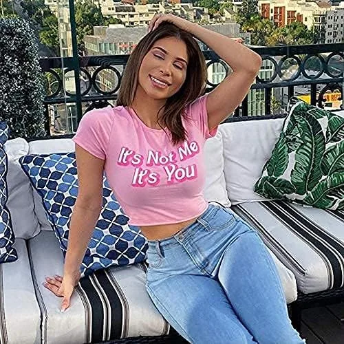 Vista 4 de SansoiSan Camiseta elástica para mujer Streetwear Tops