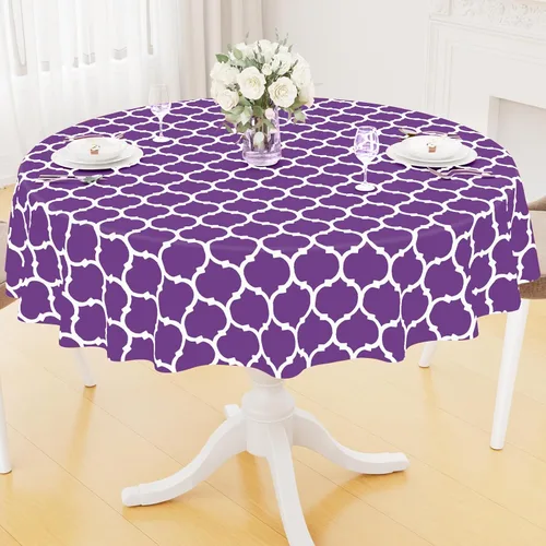 Vista 55 de Smiry - Mantel cuadrado de vinilo impermeable con respaldo de franela para mesas cuadradas, manteles de plástico lavables a prueba de derrames