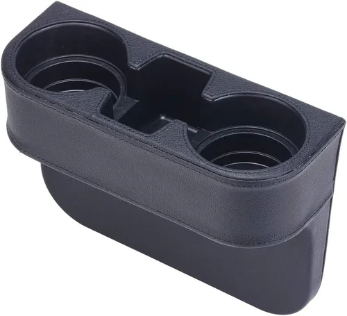 Vista 8 de BEIGE Organizador Multifuncional de Portavasos para Automóvil Organizador de Asiento de Automóvil Rellenador de Espacios Almacenamiento de Botellas