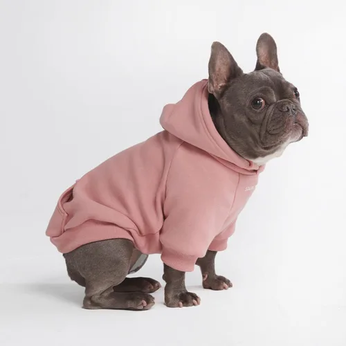 Vista 92 de Spark Paws Sudadera con capucha para perro, suéter de primera calidad para perros pequeños, medianos y grandes Trajes cálidos para bulldogs