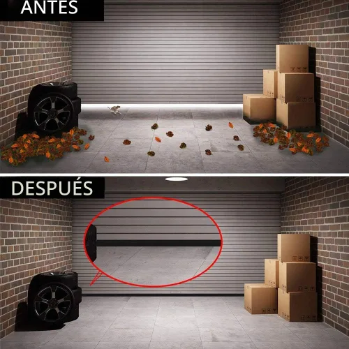 Vista 6 de Zócalo de puerta mejorado para rendija grande, espacio de cierre de puerta ampliado de 3.4" de ancho para rendijas de hasta 1.8" para puertas