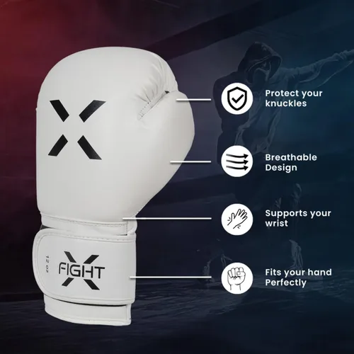 Vista 2 de Guantes de Boxeo Profesionales para Hombres y Mujeres – Guantes de Entrenamiento y Sparring Profesionales, Saco Pesado, Guantes de MMA Kickboxing