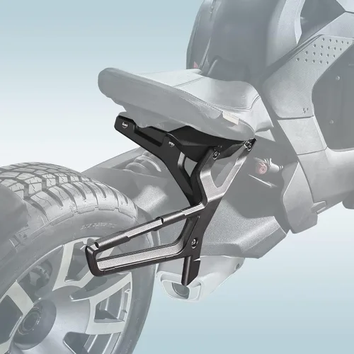 Vista 3 de Kit de soportes de aluminio para alforjas compatible con accesorios Can-Am Ryker Reemplazar #219400856 Portaequipajes Aluminum Luggage Bag Rack