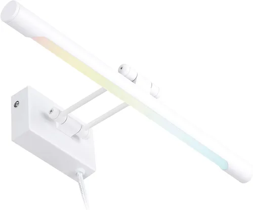 Vista 8 de LEONLITE 3CCT - Luz LED regulable, 2700 K/3000 K/4000 K seleccionable, marco de fotos giratorio CRI90 de metal completo para arte de pared, pintura
