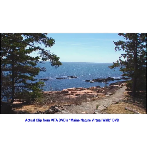 Vista 9 de Maine Nature Walk Treadmill Scenery DVD