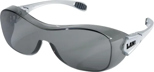 Vista 9 de MCR Safety OG110AF lentes de policarbonato de seguridad antiniebla con patas negras.