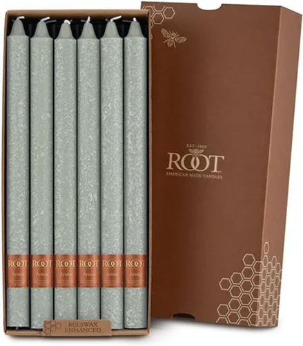Vista 17 de Root Unscented Smooth Collenette Candles, Willow, 5", 8-Count Sauce