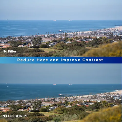 Vista 6 de Hoya NXT Plus Filtro Polarizador de 37 mm — Filtro Circular Polarizador con Capa Superior Impermeable, Recubrimientos HMC de 10 Capas, Factor