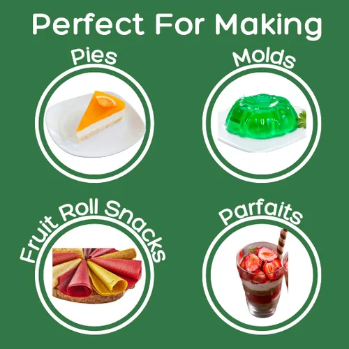 Vista 7 de Simple Mixes Postre de gelatina natural, frambuesa, fresa y cereza, aperitivo saludable, sin colorantes, sin gluten ni grasa, Kosher, paquete de 3