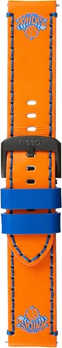 Vista 3 de Tissot Correa de reloj NBA New York Knicks Edición Limitada T852048020, Naranja, Moderno