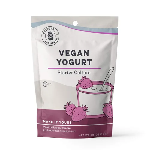 Vista 10 de Cultures for Health Cultura de yogur griego 2 paquetes de yogur probiótico estilo reliquia deshidratado para bricolaje Delicioso para batidos