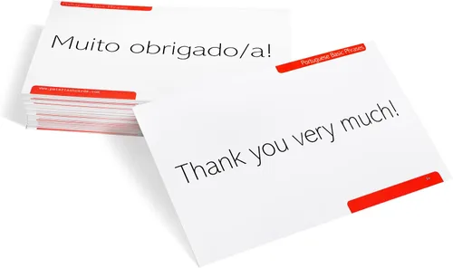 Vista 2 de Pat's Flash Cards Paquete de 150 frases esenciales en portugués