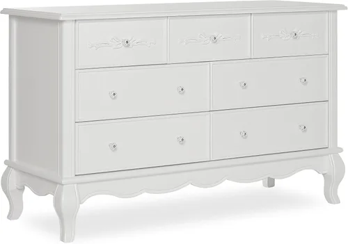 Vista 8 de EvolurAurora 7 Drawer Double Double, Rose Dusty Rosa polvorienta