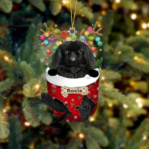 Vista 219 de LOVELYPOD Adorno Personalizado de Perro Affenpinscher, Adornos de Navidad Affenpinscher Regalo para Amante de Perros, Adorno de Navidad Colgante