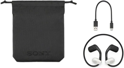 Vista 12 de Sony Float Run - Auriculares deportivos inalámbricos Bluetooth para correr y hacer ejercicio con micrófono y resistencia al agua IPX4, WIOE610/B
