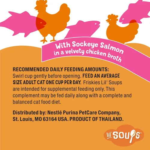 Vista 7 de Purina Friskies Lil' Soups Lil' Grillers & Lil' Slurprises complemento alimenticio para gatos