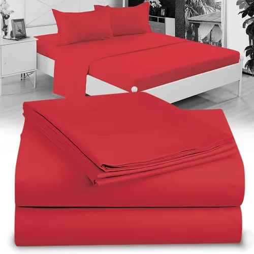 Vista 65 de Juego de Sábanas Twin - Sábanas de Cama Twin de Microfibra Ultra-Suave 1800 - Doble Cepillado - Bolsillos Profundos - Ajuste Fácil - Sin Arrugas Gris