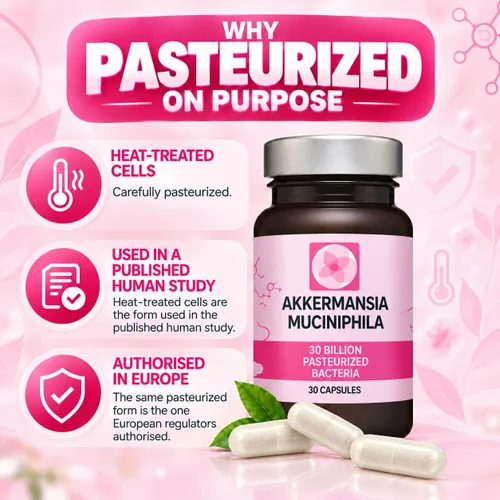 Vista 4 de Procapsin Akkermansia Muciniphila Probiótico, pasteurizado, vegano, 30