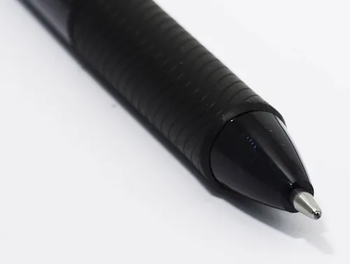 Vista 2 de Pentel BL107A EnerGel X Bolígrafo de gel retráctil con bola de rodillo, negro, docena (BL107-A)