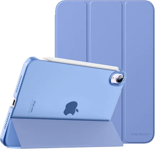 Vista 19 de MoKo Funda para iPad mini 7 (A17 Pro) Generación 2024, Funda para iPad mini 6 2021, Funda Protectora Delgada y Ligera de 8.3 Pulgadas con Carcasa