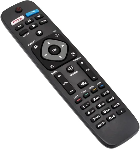 Vista 3 de Nuevo reemplazo remoto apto para Philips Smart TV NH500U NH500UW NH503UP 55PFL5602 50PFL5602 43PFL5602 75PFL6601 32PFL4902 40PFL4901 43PFL4901