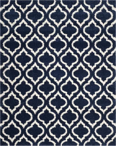 Vista 37 de SAFAVIEH Hudson Shag Collection - Alfombra decorativa de 2 x 3 pies, diseño marroquí, color gris y marfil, no desprende pelusa y de fácil cuidado, 2