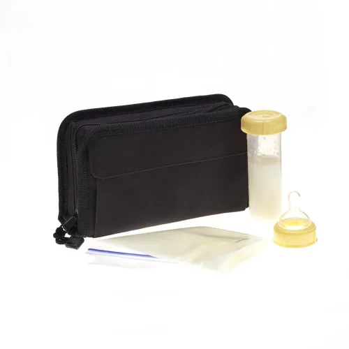 Vista 2 de FlexiFreeze Pocketbook Enfriador de leche materna, color negro