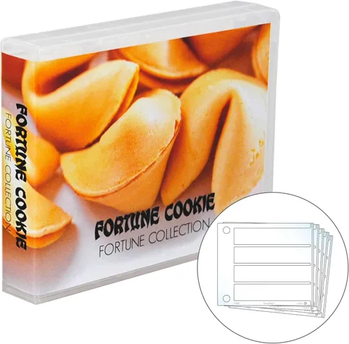 Vista 10 de Fortune Cookie Fortune Collection - Estuche para 10 páginas, capacidad para 40 Fortunes (azul)