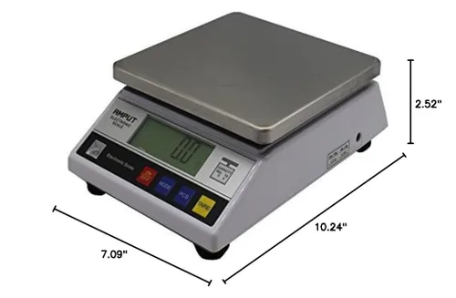 Vista 10 de Balanza exacta digital de la alta precisión 22.0 lbs x0.0.04 oz con la escala del laboratorio de la función de conteo