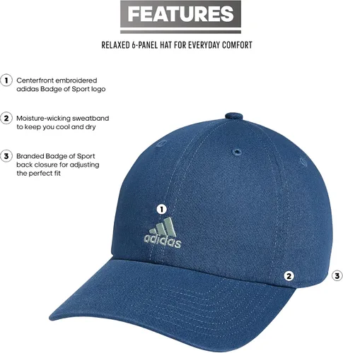 Vista 139 de adidas Gorra ajustable relajada Saturday para mujer