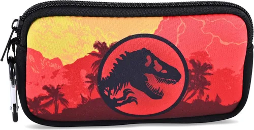 Vista 6 de Jurassic World Gafas de sol para niños con estuche para gafas para niños, gafas protectoras para niños Rojo