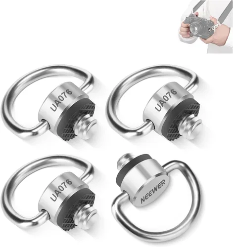 Vista 14 de Neewer® Adaptador convertidor de tornillo roscado de metal de 1/4" 3/8" para cámara DSLR, trípode, plataforma de hombro, soporte de luz, jaula
