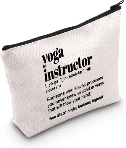 Vista 13 de TSOTMO Instructor de yoga Bolsa de maquillaje Bolsa de maquillaje Profesor de yoga Regalo de agradecimiento Instructor de yoga Regalo