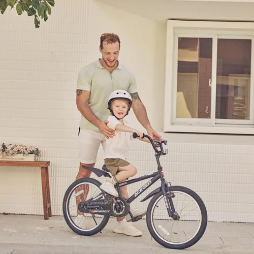 Vista 10 de ACEGER Bicicleta para niños de 2 a 10 años, estilo BMX, para niños y niñas de 2 a 10 años, bicicleta para niños de 12, 14 y 16 pulgadas, con ruedas