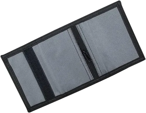 Vista 7 de NEICY Billetera de lona con bloqueo RFID para hombres y mujeres Carteras de camuflaje triple para deportes al aire libre con adhesivo mágico