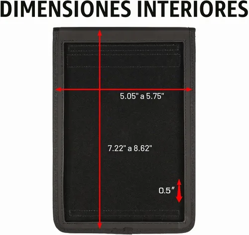 Vista 4 de USA GEAR Funda para tablet infantil de 7 a 8 pulgadas con protector de pantalla, correa de asiento de automóvil y correa para el hombro, funda