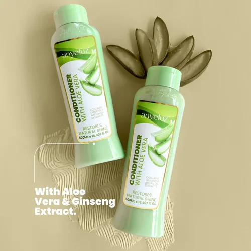Vista 4 de ANYELUZ Acondicionador de aceite de argán de aloe vera para todo