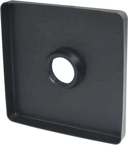 Vista 3 de Brida cuadrada de brazo de ducha de 3.5 pulgadas, brida cuadrada de fontanería, placa de cubierta de escudo de repuesto universal de gran