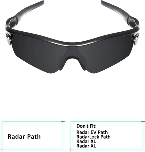 Vista 3 de Galvanic Replacement Lenses Compatible with Oakley Radar Path Radar Path Asian Fit Sunglasses - Multiple Choices