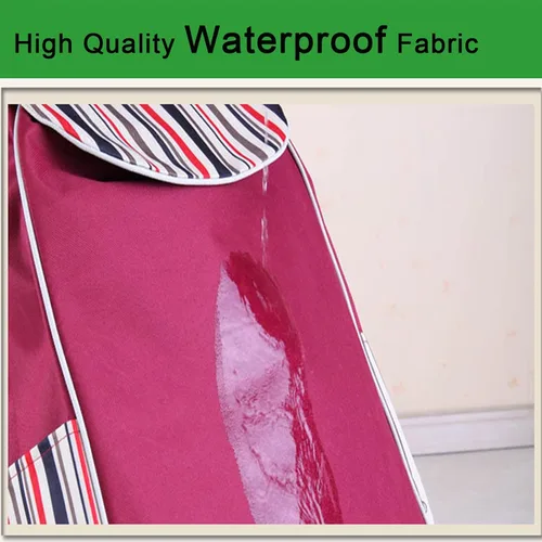 Vista 4 de Bolsa de repuesto para carrito de compras, bolsa plegable de 40 L, bolsa de almacenamiento multifuncional reutilizable, para supermercado, hogar