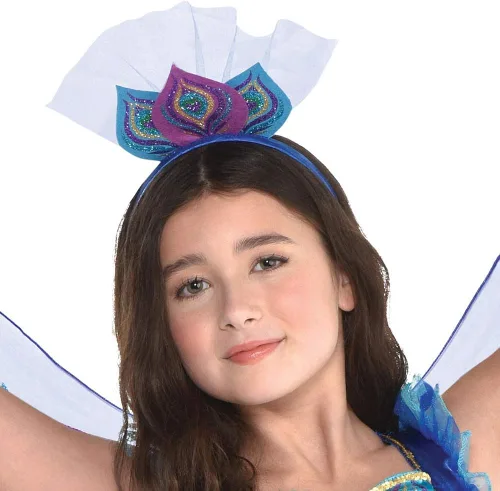 Vista 3 de Girls Pretty Peacock Costume