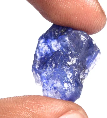 Vista 2 de GEMHUB Zafiro azul certificado EGL 14.20 Ct, Gema, azul