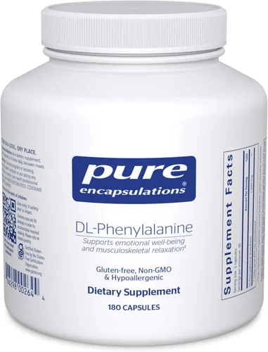 Vista 8 de Pure Encapsulations DL-fenilalanina Suplemento de aminoácidos para memoria y enfoque, articulaciones, músculos y apoyo cognitivo* 90 cápsulas