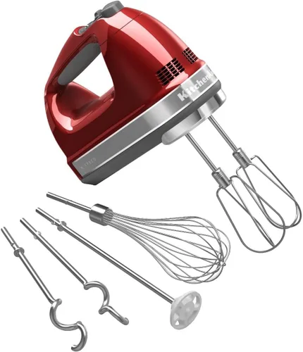 Vista 5 de Batidora de mano KitchenAid de 9 velocidades - KHM926, color blanco