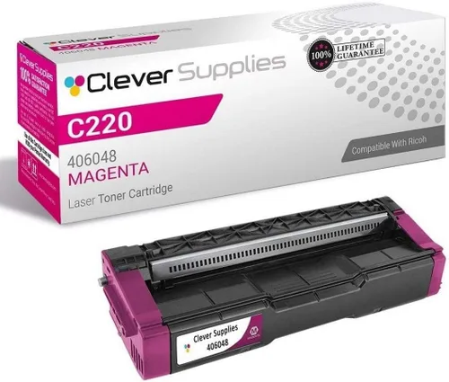 Vista 29 de CS - Cartucho de tóner compatible para Ricoh C220 406046 Color negro láser Aficio SP C220 Aficio SP C220A Aficio SP C220DN Aficio SP C220N Aficio SP