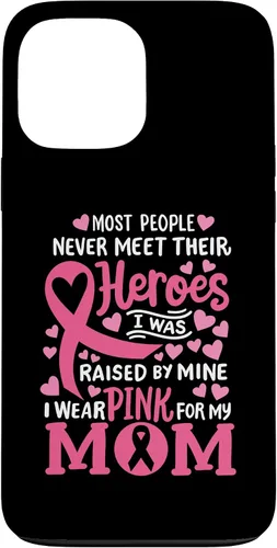 Vista 24 de Breast Cancer Awareness Wear Pink for My Mom Support Kids Case for iPhone 17