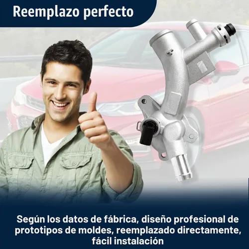 Vista 7 de Kit de salida de agua para carcasa de refrigerante de motor, 25193922, aluminio actualizado Manguera de salida y entrada de agua y manguera