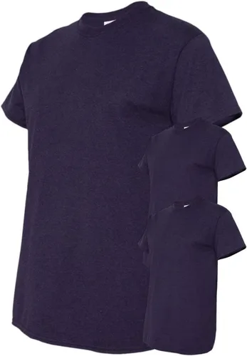 Vista 100 de Gildan Camiseta G500 para hombre Ceniza/baya